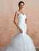 Mermaid Wedding Dress 2021 Beaded V Neck Sleeveless Bridal Gowns With Train