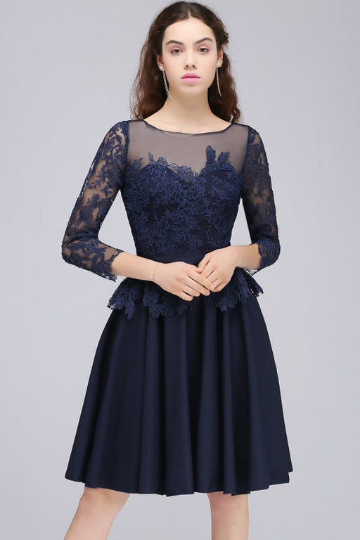 Simple Short Bridesmaid Dresses -Bridelily Simple Short Bridesmaid Dresses -Bridelily