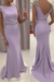 Lavender Sequined Fitted Cap Sleeve Mermaid Prom Dress Formal Gown - Prom Dresses