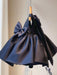 Cute Satin Princess Ball Gown Mini Flower Girl Dresses with Bow