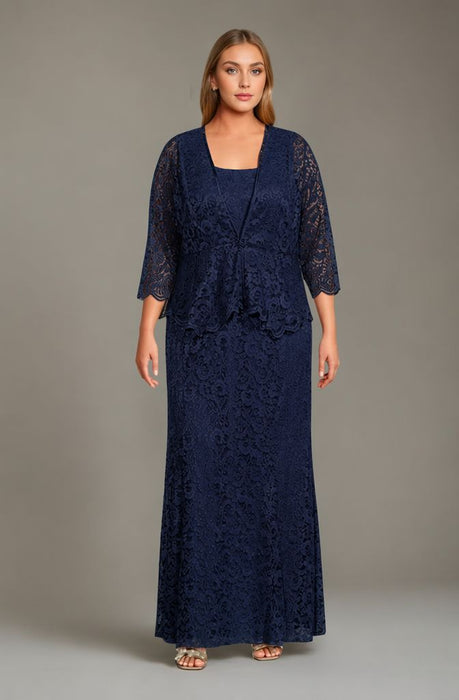 Plus Size 2-Piece Mother of the Bride Dress Dress with Jacket