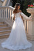 Off the Shoulder A Line Lace Applique Wedding Dress wedding dresses