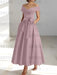 Sleeveless Off-the-Shoulder A-Line/Princess Ankle-Length Mother of the Bride Dresses with Pockets