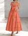 Sleeveless Off-the-Shoulder A-Line/Princess Ankle-Length Mother of the Bride Dresses with Pockets