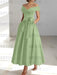 Sleeveless Off-the-Shoulder A-Line/Princess Ankle-Length Mother of the Bride Dresses with Pockets
