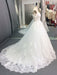 Wedding Dress 2021 Off The Shoulder ball gown short Sleeve Natural Waist Bridal Gowns with train