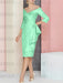 Spa off the shoulder mother of the bride dress with cascading drape