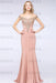 Off-the-Shoulder Formal Gown Gold Lace Applique Floor Length Mermaid Evneing Dress - Rose Gold / US 2 - Prom Dresses