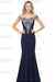Off-the-Shoulder Formal Gown Gold Lace Applique Floor Length Mermaid Evneing Dress - Prom Dresses