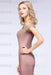 Off-the-Shoulder Formal Gown Gold Lace Applique Floor Length Mermaid Evneing Dress - Prom Dresses