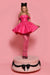 Off-the-Shoulder Hot Pink Aline Homecoming Dress Short with Bowknot