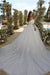 Off-the-Shoulder Ivory Lace Wedding Dress Aline Bridal Gown