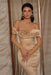 Off-the-Shoulder Long Mermaid Prom Dresses with Glitter Satin Party Gown - Prom Dresses