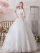 Princess Wedding Dress 2021 Ball Gown Silhouette Off The Shoulder Long Sleeves Natural Waist Floor-Length Bridal Gowns