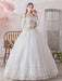 Princess Wedding Dress 2021 Ball Gown Silhouette Off The Shoulder Long Sleeves Natural Waist Floor-Length Bridal Gowns