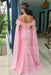 Off-The-Shoulder Mermaid Chiffon Wedding Guest Dresses Long with Appliques - Prom Dresses