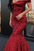 Off-the-Shoulder Sequins Mermaid Prom Dress