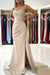 On Sale: Elegant Mermaid Strapless Evening Dress With Split