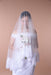 One Layer Wedding Veil with Lace Edge - Accessories