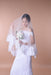 One Layer Wedding Veil with Lace Edge - Accessories