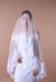 One Layer Wedding Veil with Lace Edge - Accessories