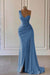 One-Shoulder Mermaid Prom Dress with Elegant Ruffles - Prom Dresses