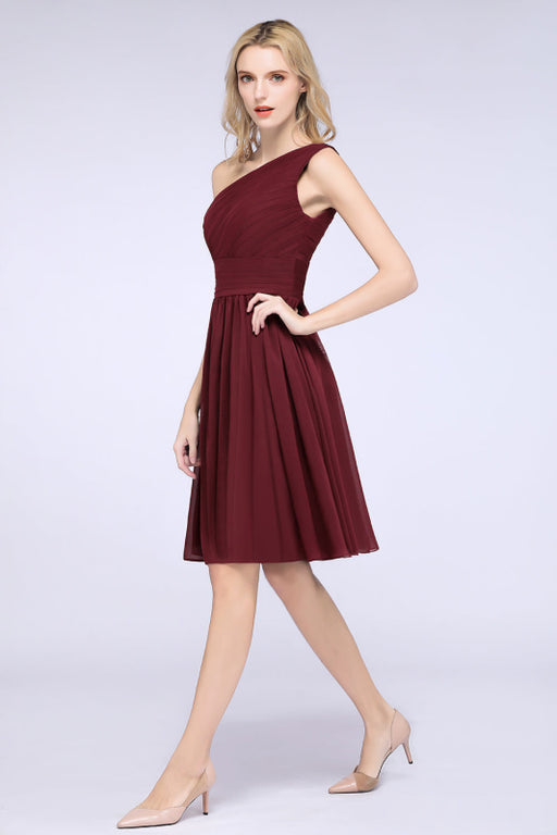 Simple Short Bridesmaid Dresses -Bridelily Simple Short Bridesmaid Dresses -Bridelily