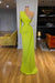 One Shoulder Sequins Prom Dress With Long Sleeve - Elegant Mermaid