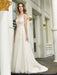 Bridal Dress 2021 One Shoulder Sleeveless Buttons Bridal Dresses With Train