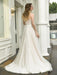 Bridal Dress 2021 One Shoulder Sleeveless Buttons Bridal Dresses With Train