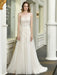 Bridal Dress 2021 One Shoulder Sleeveless Buttons Bridal Dresses With Train