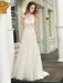 Bridal Dress 2021 One Shoulder Sleeveless Buttons Bridal Dresses With Train