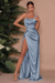 Dusty Blue Evening Dress