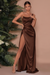 One Shoulder Sleeveless Long Slit Mermaid Evening Dress - Prom Dresses