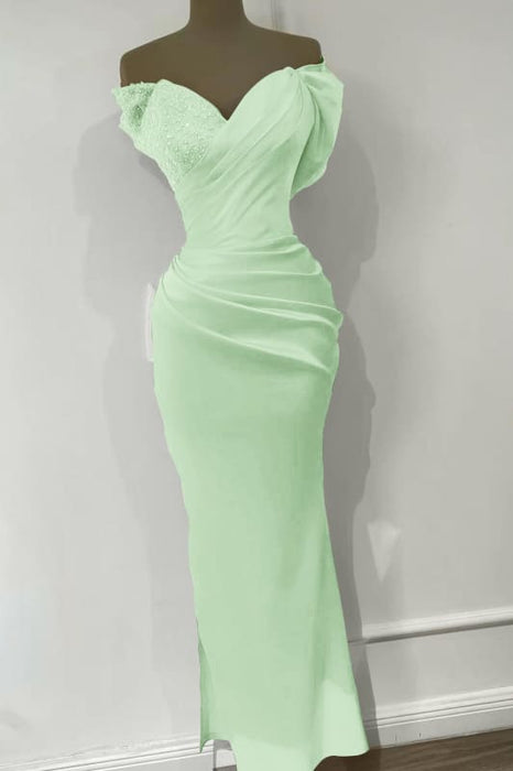 Orange Sweetheart Off-the-Shoulder Mermaid Sequins Evening Dress Online