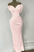Orange Sweetheart Off-the-Shoulder Mermaid Sequins Evening Dress Online