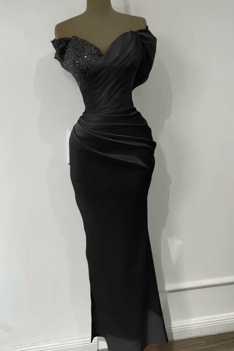 Orange Sweetheart Off-the-Shoulder Mermaid Sequins Evening Dress Online