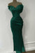 Orange Sweetheart Off-the-Shoulder Mermaid Sequins Evening Dress Online