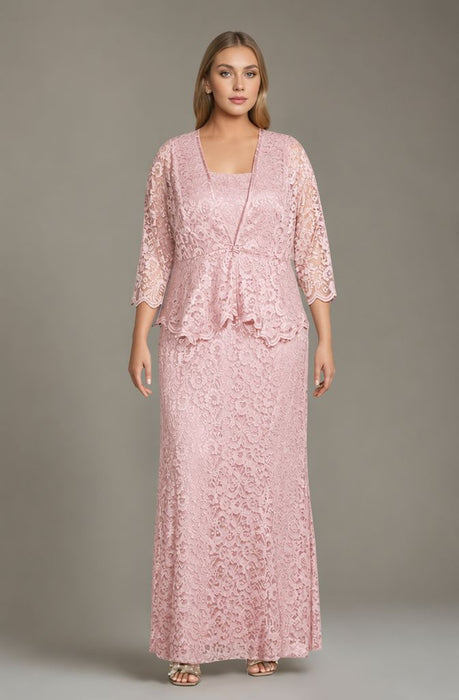 Plus Size 2-Piece Mother of the Bride Dress Dress with Jacket