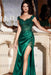 Pink Off-The-Shoulder Mermaid Prom Dress with Applique Split Beadings