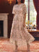 Pink Scoop Neck Lace Embroidery Mother of the Bride Dresses Floral