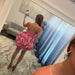 Strapless Crystal Embellished Bubble Mini Homecoming Dress