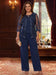 Plus Size 3 Pieces Chiffon Mother of the Bride Pantsuits with Lace Floral 3/4 Sleeves