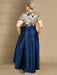 Plus Size Asymmetrical A-Line Princess Dress with Short Sleeves