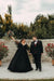 Plus Size Black Wedding Dress Aline V-Neck Tulle Short Sleeves Ball Gown