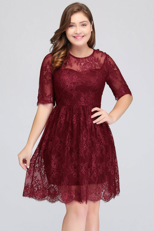 plus size burgundy bridesmaid dresses Long Sleeve Sweetheart Chiffon Lace-Up Dress Halter Neck 5 Plus size Burgundy Bridesmaid Dress