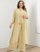 Plus Size Floor-Length Chiffon Pantsuit for the Mother of the Bride with Round Neck and Applique Jacket