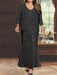 Plus Size V-Neck Ankle-Length Sheath/Column Mother of the Bride Dresses with Sequins & Jacket