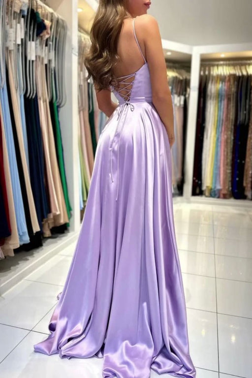 Long Prom Dress with Slit