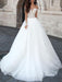 Princess Wedding Dress 2021 Ball Gown Sweetheart Neck Long Sleeves backless Lace Tulle Bridal Dresses With Court Train